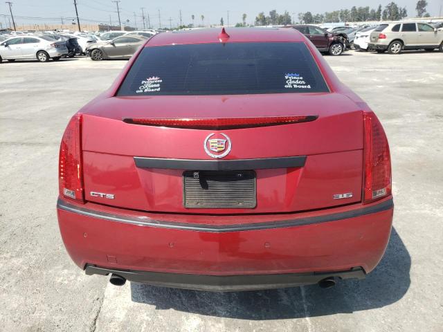 1G6DK5EGXA0100741 - 2010 CADILLAC CTS PERFORMANCE COLLECTION RED photo 6