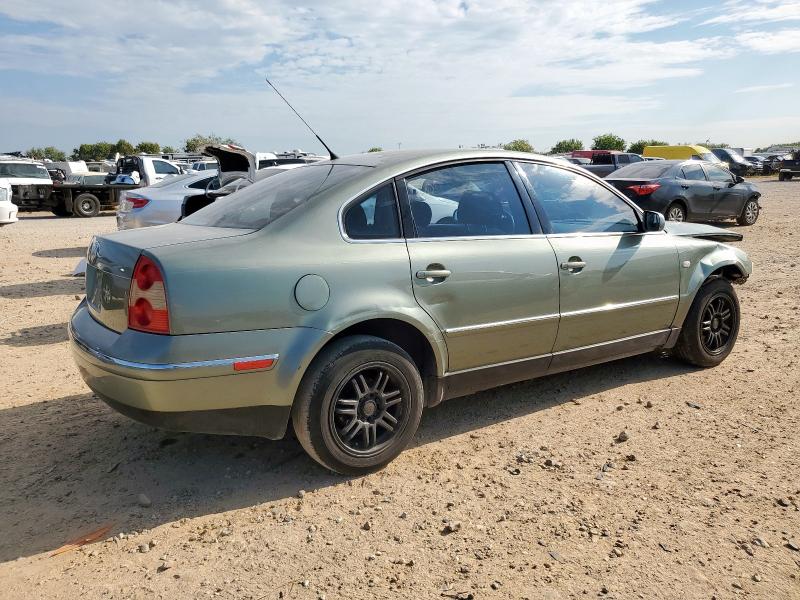 WVWMD63B33P107173 - 2003 VOLKSWAGEN PASSAT GL GREEN photo 3