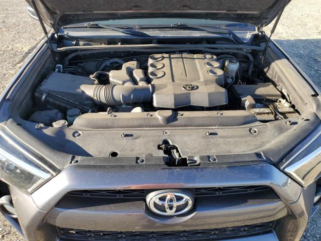 JTEZU5JR0K5196075 - 2019 TOYOTA 4RUNNER SR5 ნაცრისფერი ფოტო 12