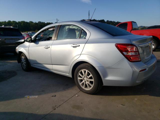 1G1JD5SG5J4104941 - 2018 CHEVROLET SONIC LT SILVER photo 2