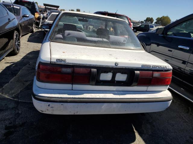 1NXAE94A7MZ228648 - 1991 TOYOTA COROLLA DLX WHITE photo 6