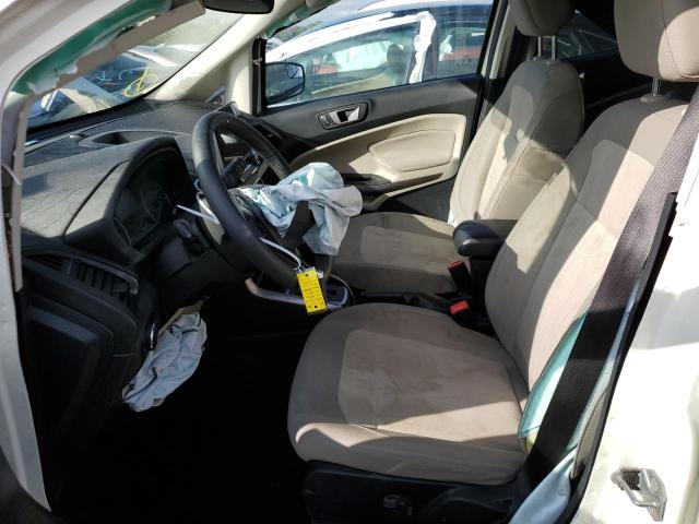 MAJ3S2GE7LC359391 - 2020 FORD ECOSPORT SE WHITE photo 7