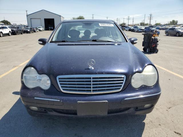 WDBRF61J72F252357 - 2002 MERCEDES-BENZ C 240 Կապույտ լուսանկար 5