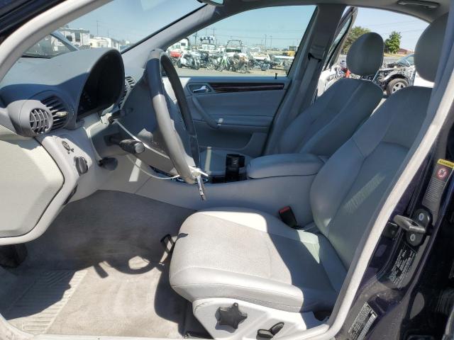 WDBRF61J72F252357 - 2002 MERCEDES-BENZ C 240 Կապույտ լուսանկար 7