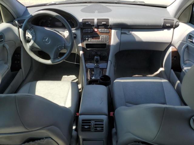 WDBRF61J72F252357 - 2002 MERCEDES-BENZ C 240 Կապույտ լուսանկար 8