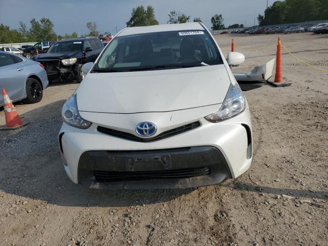 JTDZN3EU6HJ073451 - 2017 TOYOTA PRIUS V WHITE photo 5