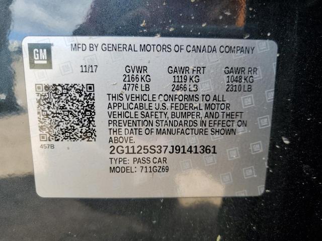 2G1125S37J9141361 - 2018 CHEVROLET IMPALA PREMIER Qara foto 13