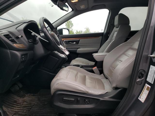 5J6RW2H89HL052310 - 2017 HONDA CR-V EXL GRAY photo 7