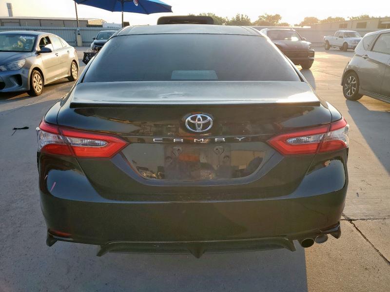 4T1B11HK2JU652190 - 2018 TOYOTA CAMRY L BLACK photo 6