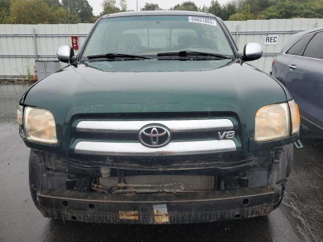 5TBBT441X4S444394 - 2004 TOYOTA TUNDRA ACCESS CAB SR5 GREEN photo 5