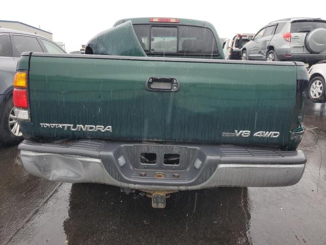 5TBBT441X4S444394 - 2004 TOYOTA TUNDRA ACCESS CAB SR5 GREEN photo 6