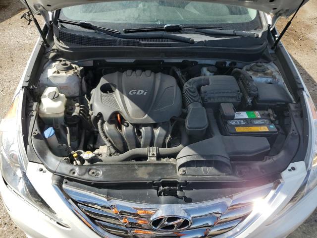 5NPEC4AC2DH675919 - 2013 HYUNDAI SONATA SE WHITE photo 11