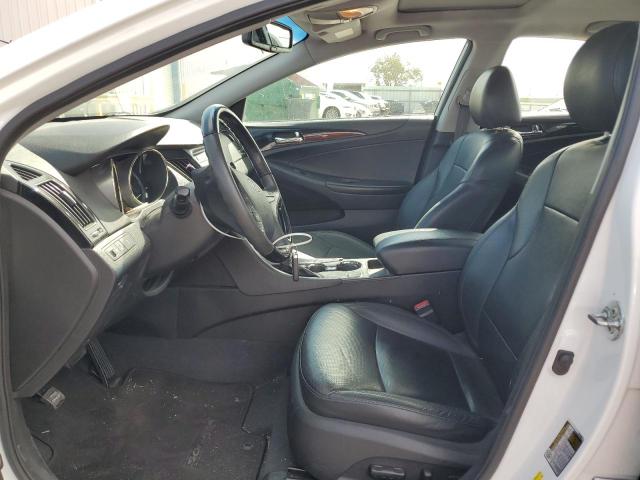 5NPEC4AC2DH675919 - 2013 HYUNDAI SONATA SE WHITE photo 7