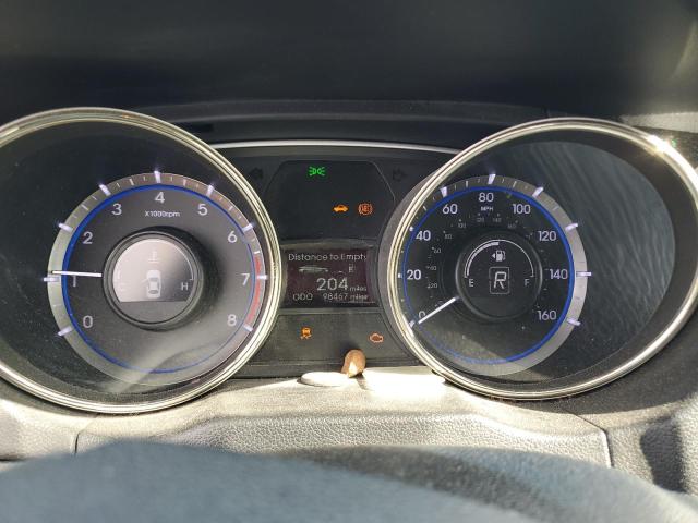 5NPEC4AC2DH675919 - 2013 HYUNDAI SONATA SE WHITE photo 9