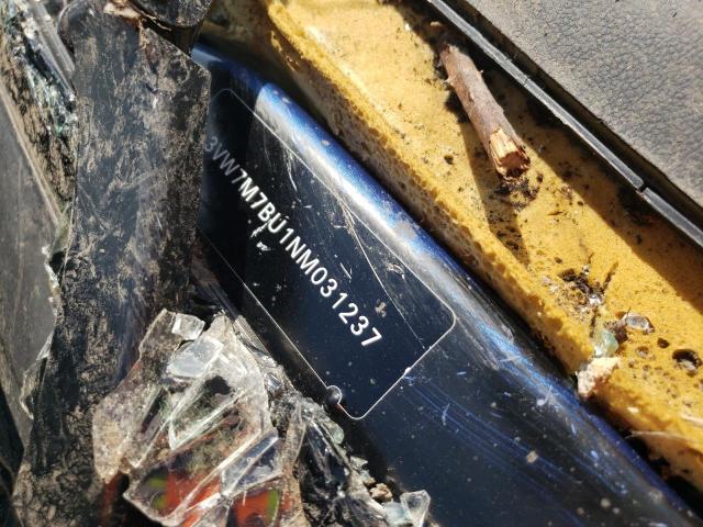 3VW7M7BU1NM031237 - 2022 VOLKSWAGEN JETTA SE BLUE photo 12