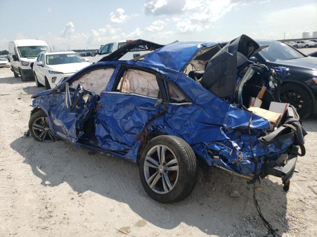 3VW7M7BU1NM031237 - 2022 VOLKSWAGEN JETTA SE BLUE photo 2