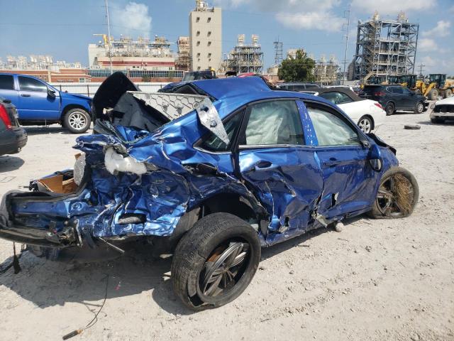 3VW7M7BU1NM031237 - 2022 VOLKSWAGEN JETTA SE BLUE photo 3