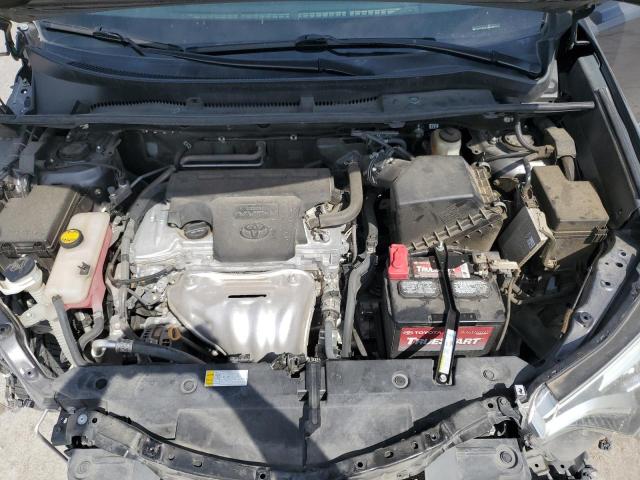 2T3YFREV6JW453840 - 2018 TOYOTA RAV4 LIMITED Gris photo 12