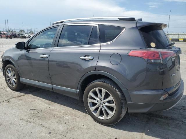 2T3YFREV6JW453840 - 2018 TOYOTA RAV4 LIMITED Gris photo 2