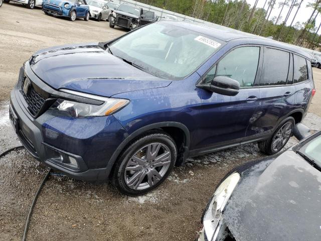 5FNYF7H57MB015175 - 2021 HONDA PASSPORT EXL BLUE photo 1