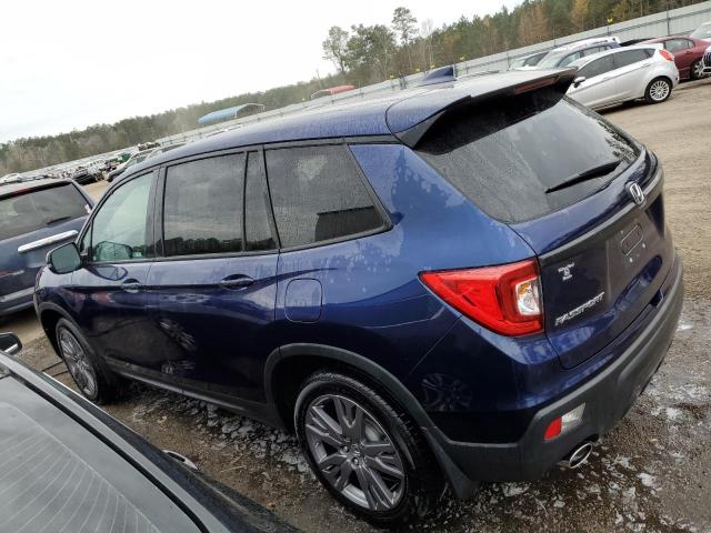 5FNYF7H57MB015175 - 2021 HONDA PASSPORT EXL BLUE photo 2