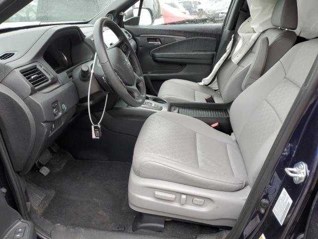 5FNYF7H57MB015175 - 2021 HONDA PASSPORT EXL BLUE photo 7