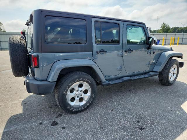 1C4BJWEG2EL292951 - 2014 JEEP WRANGLER U SAHARA GRAY photo 3