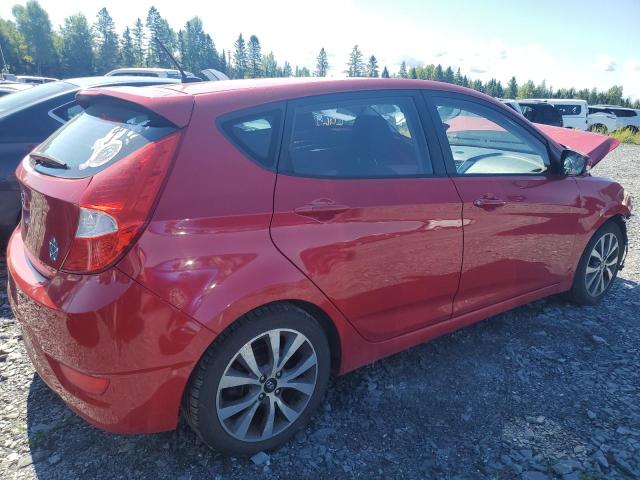 KMHCU5AEXFU222468 - 2015 HYUNDAI ACCENT GLS RED photo 3