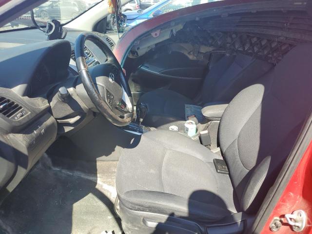 KMHCU5AEXFU222468 - 2015 HYUNDAI ACCENT GLS RED photo 7