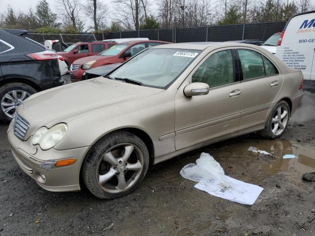 WDBRF84J15F595578 - 2005 MERCEDES-BENZ C 320 4MATIC BEIGE photo 1