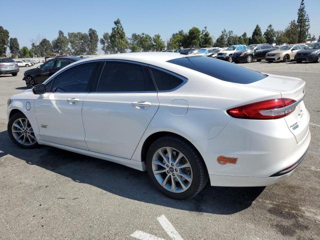 3FA6P0PU2HR275787 - 2017 FORD FUSION SE PHEV WHITE photo 2