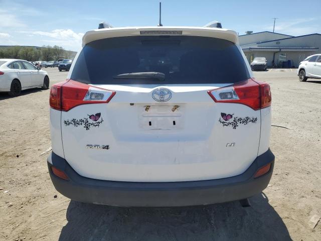 2T3ZFREV0FW179529 - 2015 TOYOTA RAV4 LE WHITE photo 6