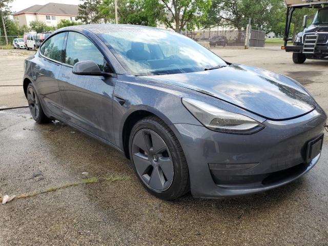 5YJ3E1EA3NF288823 - 2022 TESLA MODEL 3 Մոխրագույն լուսանկար 4