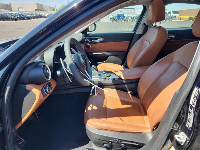 ZARFAEBNXJ7592034 - 2018 ALFA ROMEO GIULIA أسود صورة 7