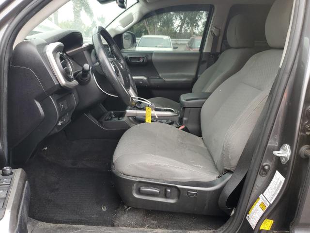 5TFAZ5CN9MX109245 - 2021 TOYOTA TACOMA DOUBLE CAB GRAY photo 7