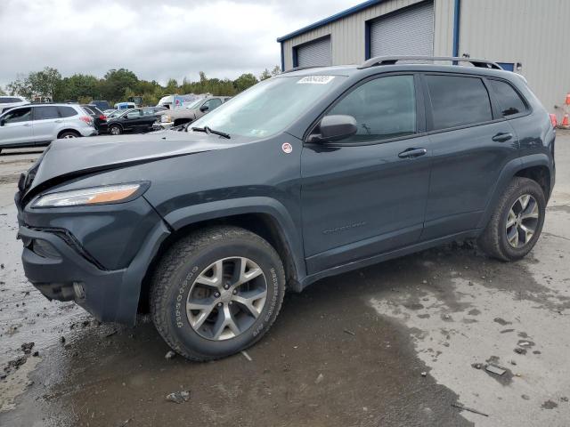 1C4PJMBS5GW279390 - 2016 JEEP CHEROKEE TRAILHAWK GRAY photo 1
