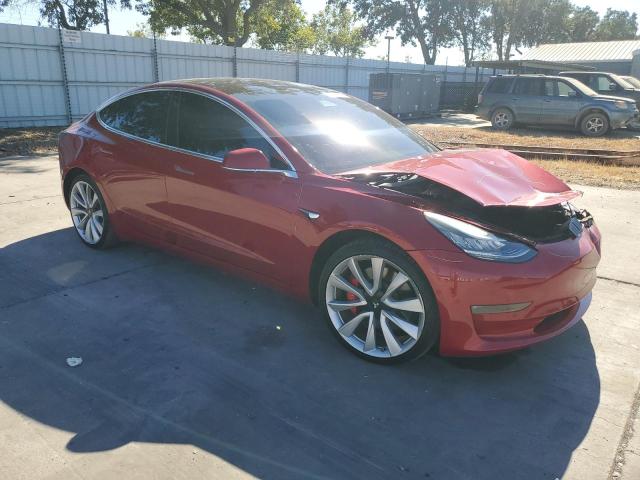 5YJ3E1EB4KF434246 - 2019 TESLA MODEL 3 Qırmızı foto 4