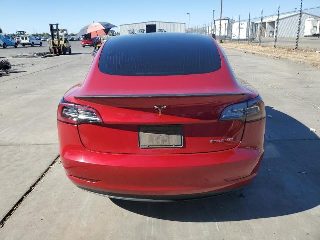 5YJ3E1EB4KF434246 - 2019 TESLA MODEL 3 Qırmızı foto 6
