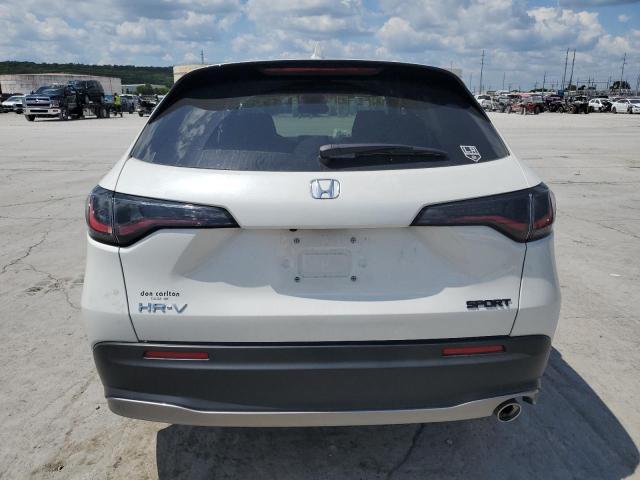 3CZRZ1H50RM737741 - 2024 HONDA HR-V SPORT WHITE photo 6