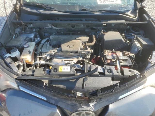 JTMZFREVXJD109638 - 2018 TOYOTA RAV4 LE ნაცრისფერი ფოტო 12