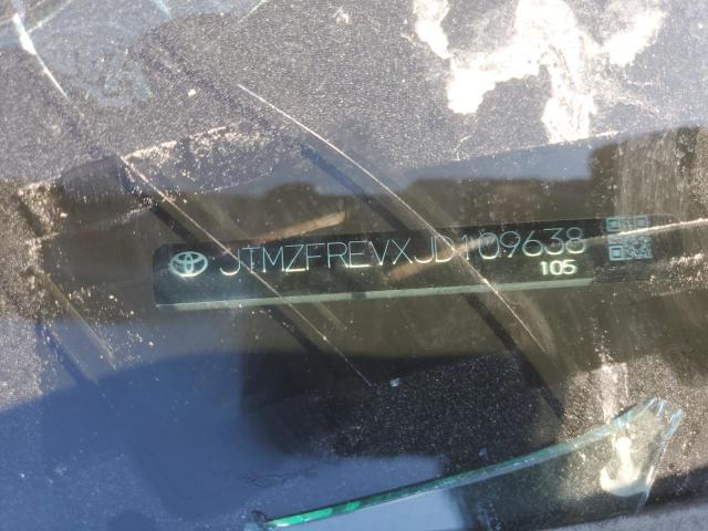 JTMZFREVXJD109638 - 2018 TOYOTA RAV4 LE ნაცრისფერი ფოტო 14