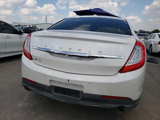 1LNHL9DK4FG601711 - 2015 LINCOLN MKS WHITE photo 6