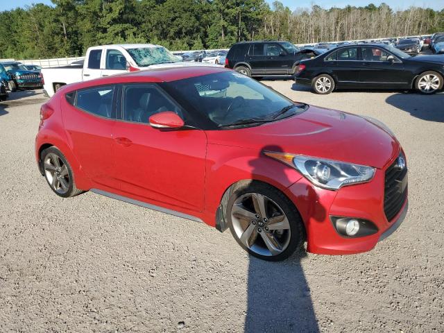 KMHTC6AE2DU147724 - 2013 HYUNDAI VELOSTER TURBO BURGUNDY photo 4