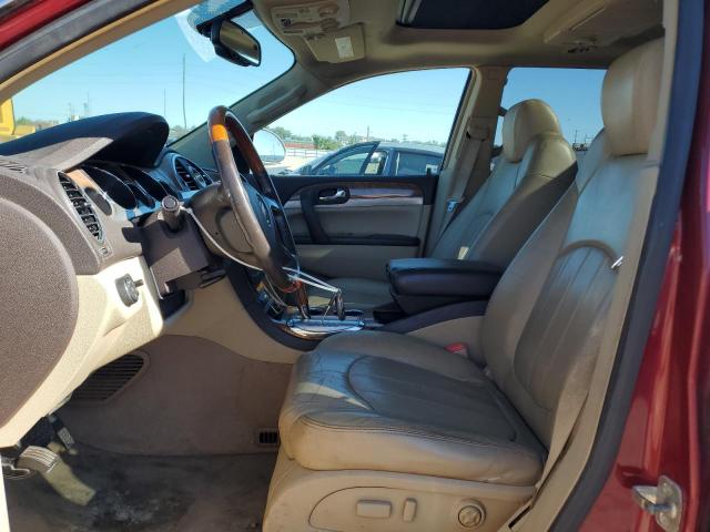 5GAEV23748J202567 - 2008 BUICK ENCLAVE CXL RED photo 7