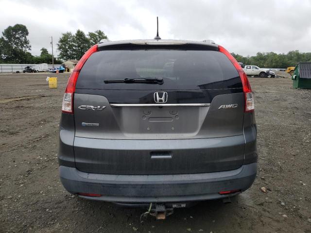 JHLRM4H70CC009579 - 2012 HONDA CR-V EXL ნაცრისფერი ფოტო 6