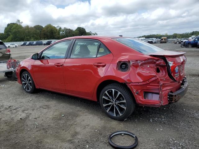 2T1BURHE7HC917150 - 2017 TOYOTA COROLLA L RED photo 2