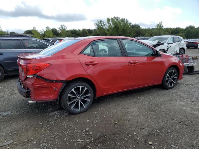 2T1BURHE7HC917150 - 2017 TOYOTA COROLLA L RED photo 3