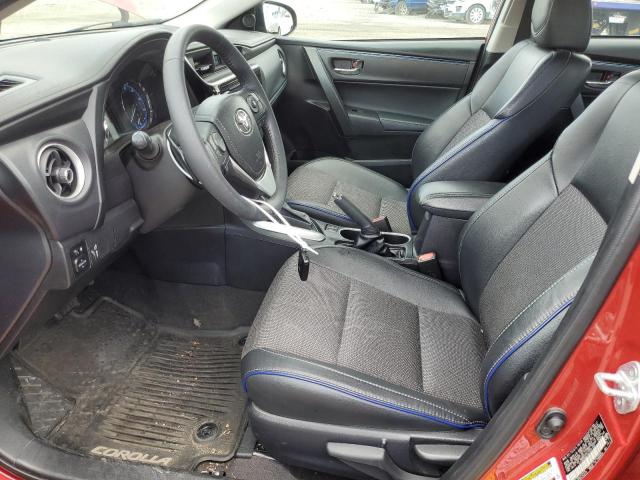 2T1BURHE7HC917150 - 2017 TOYOTA COROLLA L RED photo 7