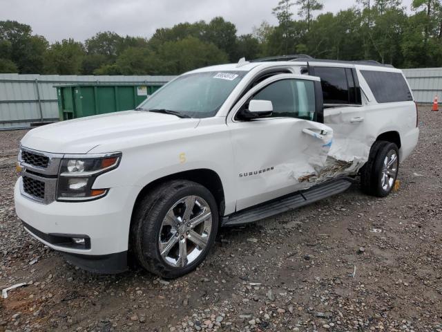 1GNSCHKC7GR265498 - 2016 CHEVROLET SUBURBAN C1500 LT WHITE photo 1