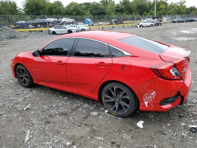 2HGFC2F81LH509459 - 2020 HONDA CIVIC SPORT 红色 照片 2
